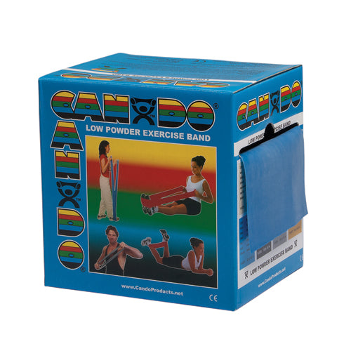 Cando Exercise Band Blue Heavy 50-Yard Dispenser Box product image