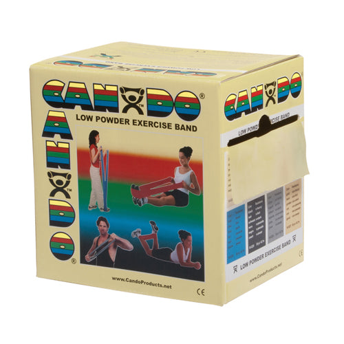 Cando Exercise Band Tan XX-Light 50-Yard Dispenser Box product image
