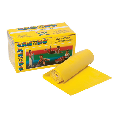 Cando Exercise Band Yellow X- Light 6-Yard Roll product image