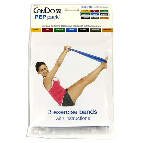Cando Band PEP Packs Moderate (grn  bl  blk) product image