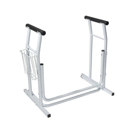 Toilet/Commode Safety Rail Rails w/ Magazine Holder  Cs/2 product image