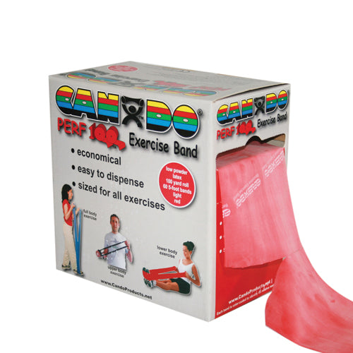 Cando Exercise Band Red Light 100-Yard Dispenser Box product image