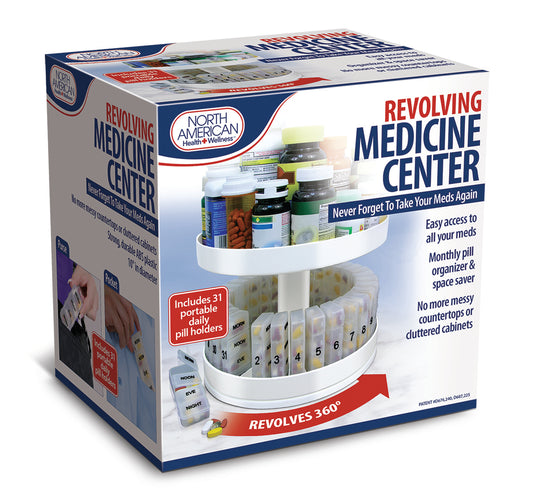 Revolving Medicine Center w/31Daily Pill Compartments product image