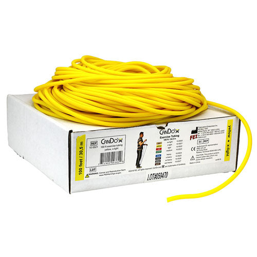 Cando Exercise Tubing Yellow- X-Light - 100 ft roll product image