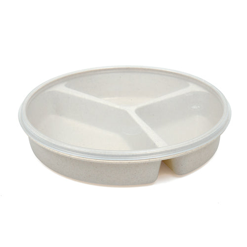 Scoop Dish Partitioned w/Lid Sandstone product image