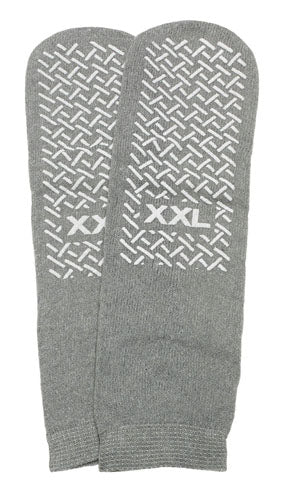 Slipper Socks; XXL Grey Pair Men's 12-13 product image