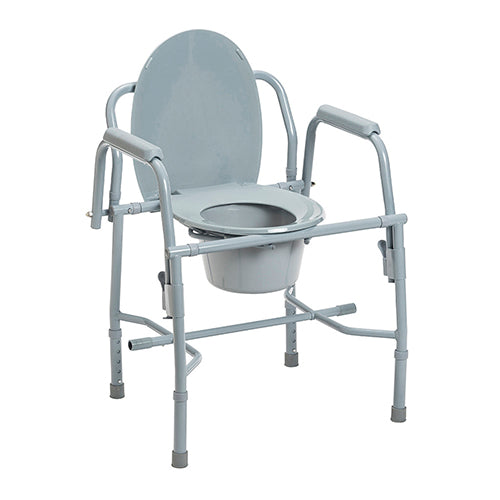Drop Arm Commode Deluxe-KD Steel product image