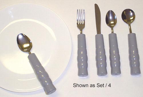 Weighted Utensils Set/4 Tea & Soupspoon Fork & Knife product image