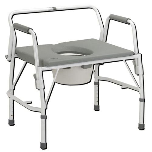 Bariatric Drop-Arm Commode Deluxe  Assembled product image