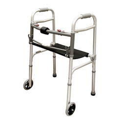 Walker w/Seat Adult  2-Button & 5  Wheels  Roscoe product image