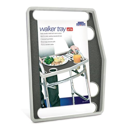 Walker Tray w/ Grip Mat  Gray - Gray product image