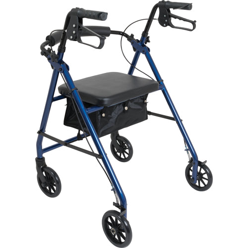 Aluminum Rollator w/Loop Brake Blue  4-Wheel product image