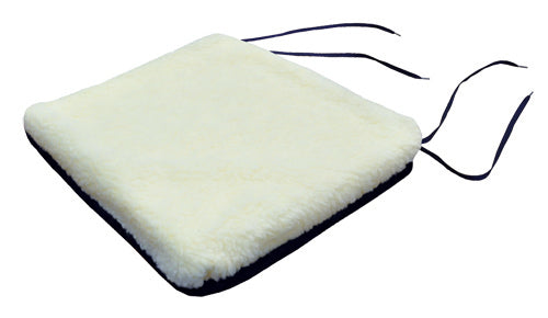 Rollator Cushion w/Sherpa Top Navy  13  x 14  x 2 product image