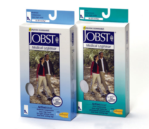 Jobst ActiveWear 15-20 Knee-Hi Socks White X-Large product image