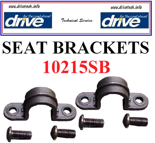 Seat Brackets (3) and Hardware for 11053A/B Rollators product image