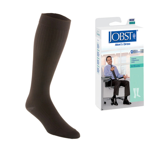 Jobst Men's Dress Socks 8-15 Brown Small product image