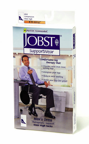 Jobst Mens Dress 8-15 Knee Hi X-Large khaki product image