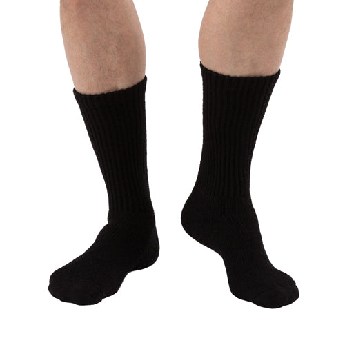 Sensifoot Diabetic Sock Crew Black Large product image