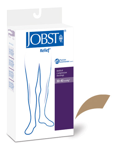 Jobst Relief 30-40 Thigh-Hi OT Beige XL product image