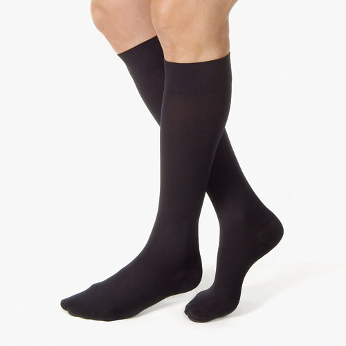 Jobst Relief 15-20 Knee-Hi Black Large Full Calf CT product image