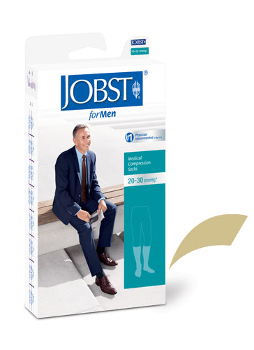 Jobst for Men 20-30 Knee-Hi Khaki Medium product image
