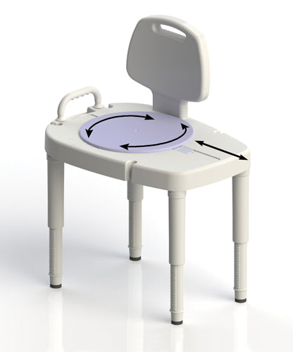 Transfer Bench 30 w x 20.5 d Sliding-Rotating product image