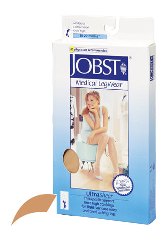 Jobst UltraSheer 15-20 mmHg CT K/H Medium Sun Bronze product image
