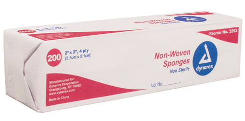 Non-Woven Gauze Sponge 4 x4  4 Ply Bx/200 Non-Sterile product image