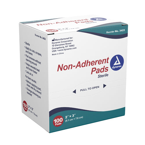 Non-Adherent Gauze Pad Sterile 2  x 3  Bx/100 product image