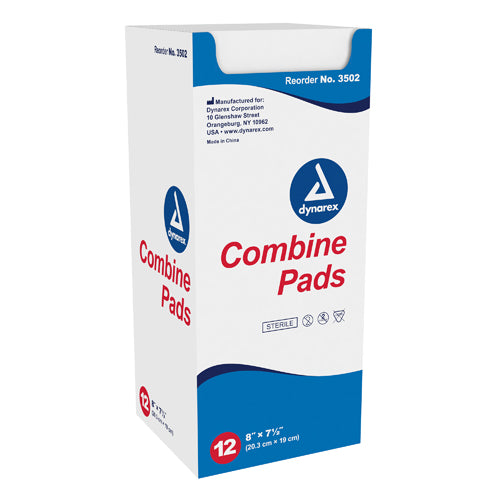 ABD Combine Pad Sterile 8 x7.5  12/Bx product image