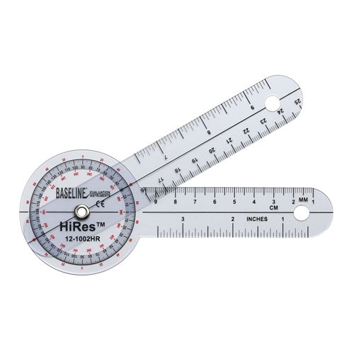 Baseline HiRes Goniometer 6  Plastic 360 Degree product image