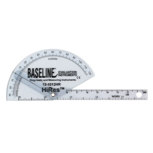 Baseline HiRes Goniometer Flex/Hyper Ext Plastic 5-1/2 product image