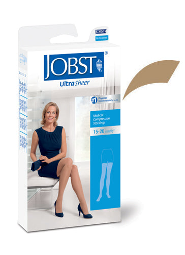 Jobst Ultrasheer 15-20 Thigh High Beige Medium product image