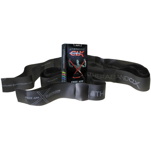 Theraband Consecutive Loops Black 5' Individual  9-Loops product image