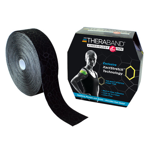 TheraBand Kinesiology TapeBulk 2  x 103.3' Black/Black product image