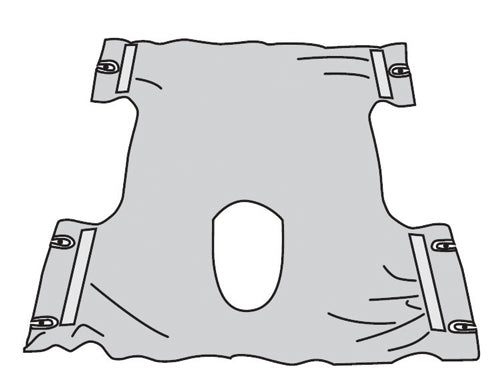 Bariatric Lifter Sling--Canvas With Commode Opening product image