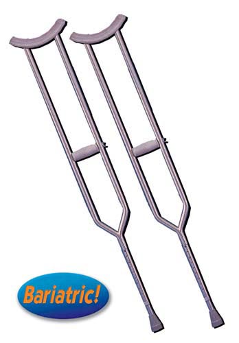 Crutches  Steel  H/D Bariatric Adult  (Pair) product image