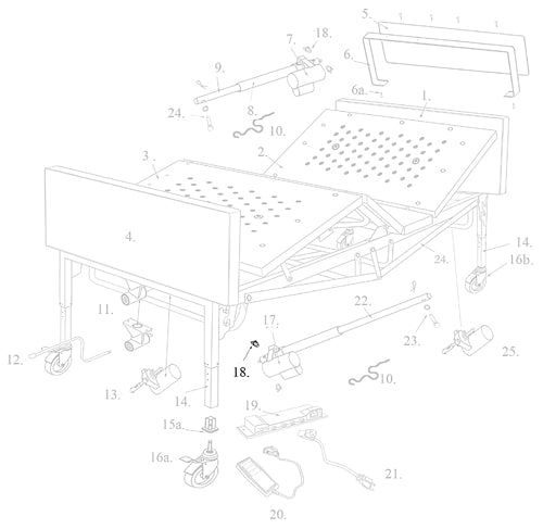 Quick Release Spring Knob For Bed Motor product image