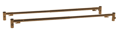 Universal Crossbar for Bed Rails Pair  (Brown Vein) product image