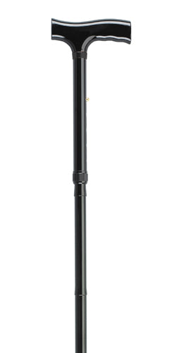 Folding Cane Pistol Grip  Adj. Black Floral  33  - 37 product image