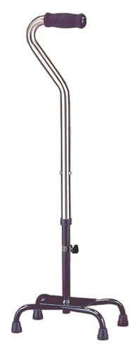 Quad Cane Heavy Duty Chrome Large Base 500# Capacity product image