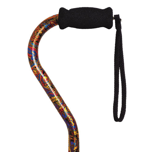Offset Handle Aluminum Cane Color Paisley         (Each) product image