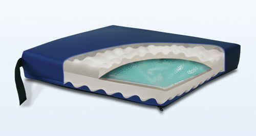 Gel Convoluted Foam Cushion 18  x 16  x 3   Navy product image