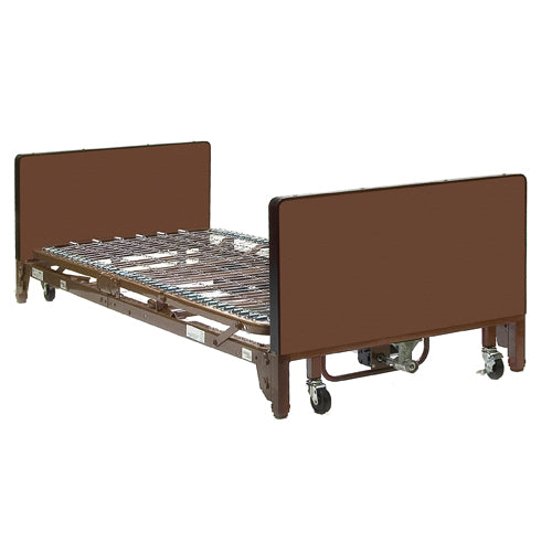 Full Electric Bed Pkg w/Half Rails & Fibercore Mattress product image