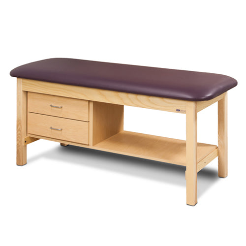 Flat Top Classic Series Treatment Table Shelf &Drawers product image