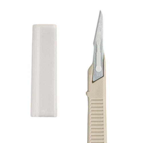 Scalpel #11 Disposable Generic  10/bx  w/Safety Guard product image