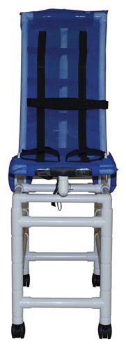 Bath Chair Articulating Med PVC Reclining w/ Base & Caster product image