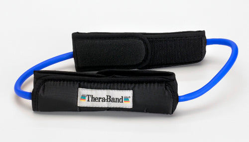 Theraband Prof Resist Tubing Loop w/Padded Cuffs  Blue product image