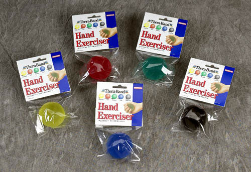 Thera - Band Hand Exercise Ball - Black Extra-Firm product image