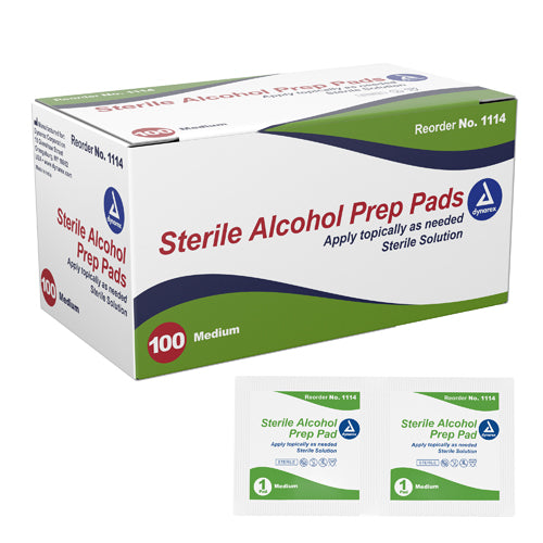 Alcohol Prep Pads- Bx/100 Medium Sterile product image